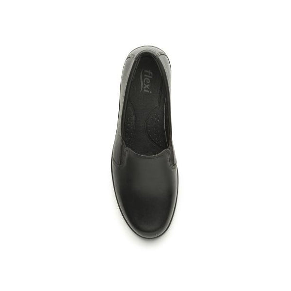 FLEXI-18113 WOMEN LOAFER SERVICE BLACK