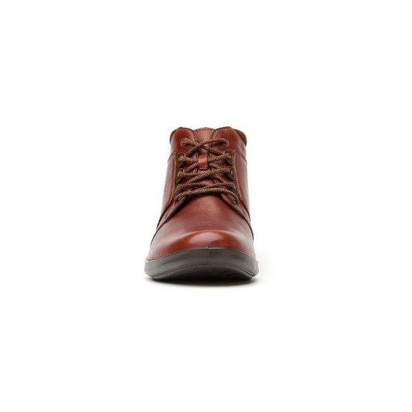 FLEXI-25911 WOMEN CASUAL NEEDLE BOOT DARK BROWN