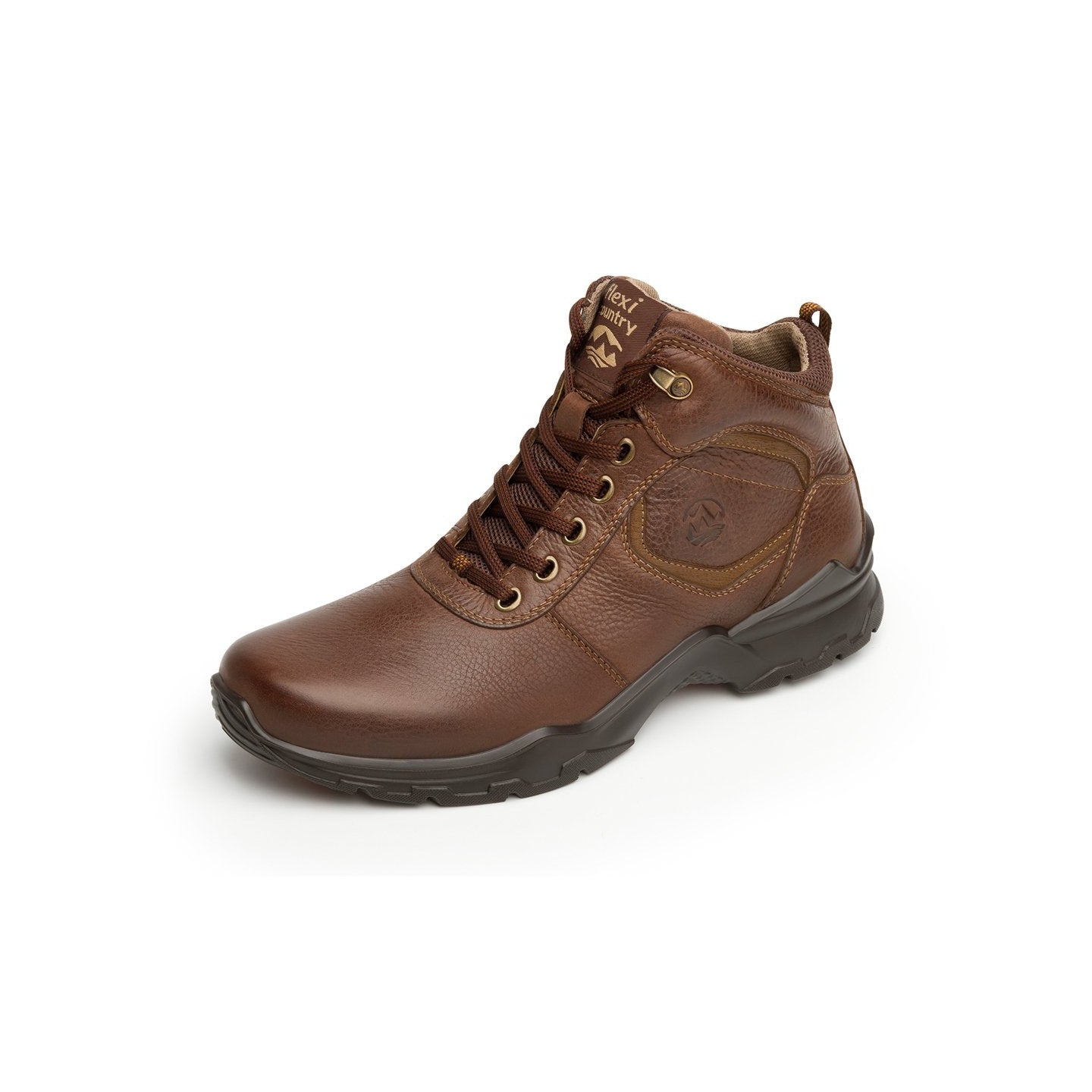 FLEXI-77802 MEN OUTDOOR BOOT CHOCOLATE
