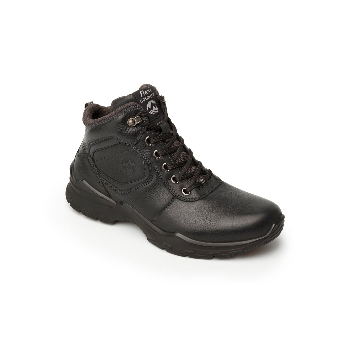 FLEXI-77802 MEN OUTDOOR BOOT BLACK