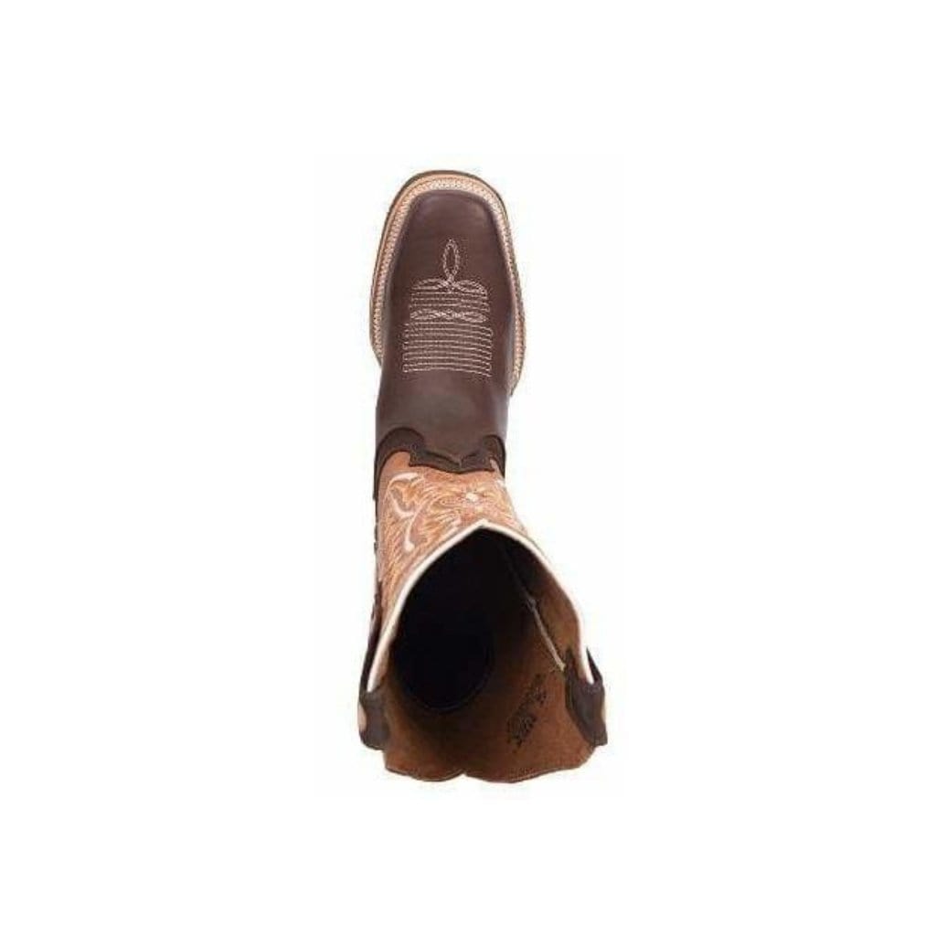 SG512 Rodeo Boot Brown Rubber Sole (WIDE EE LAST-HALF NUMBER LESS RECOMMENDED)