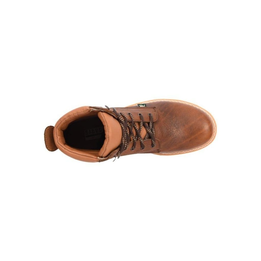 SB664 Lace Up Short Boot Ocre (WIDE EE LAST-HALF NUMBER LESS RECOMMENDED)