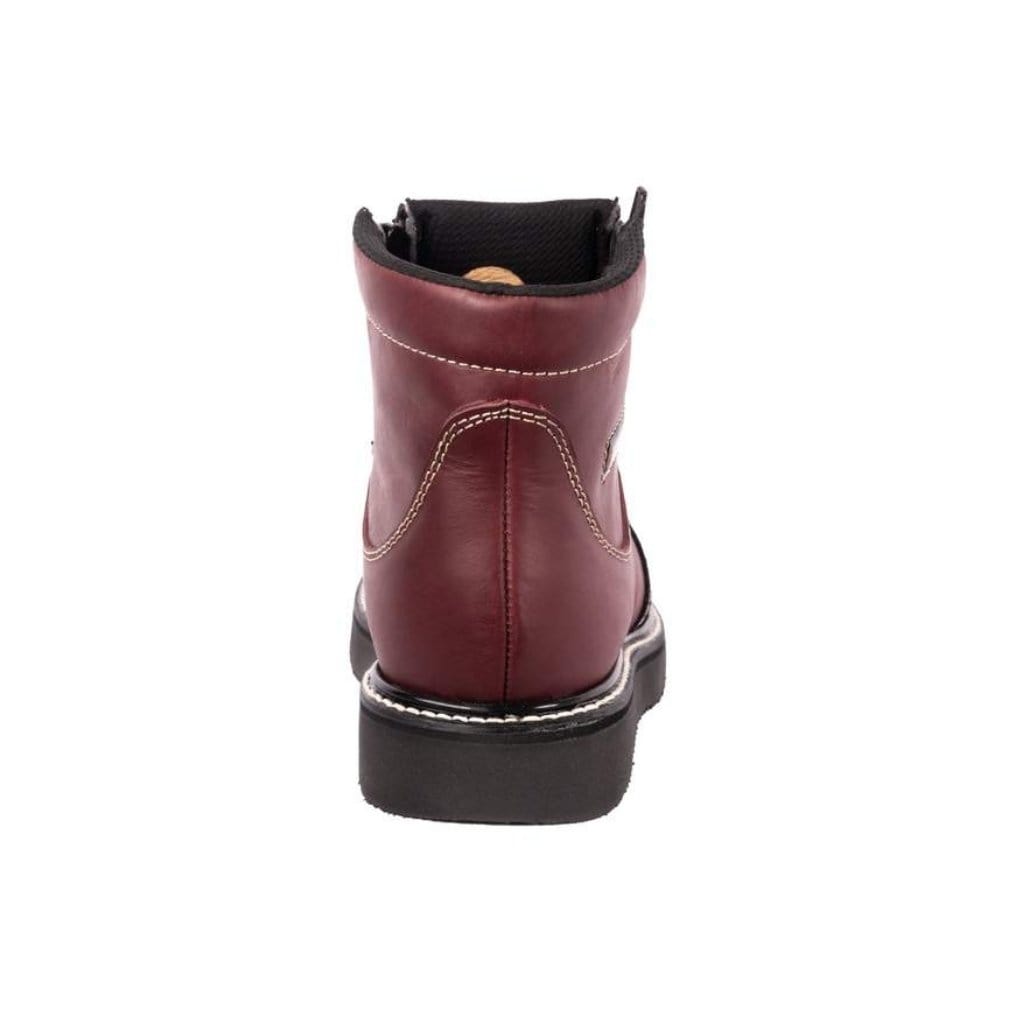 HM338 Short Boots Zipper-Wine