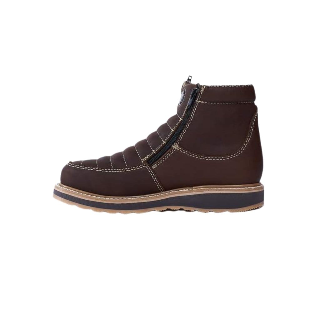 HM339 Short Boots Zipper, Double Density Brown