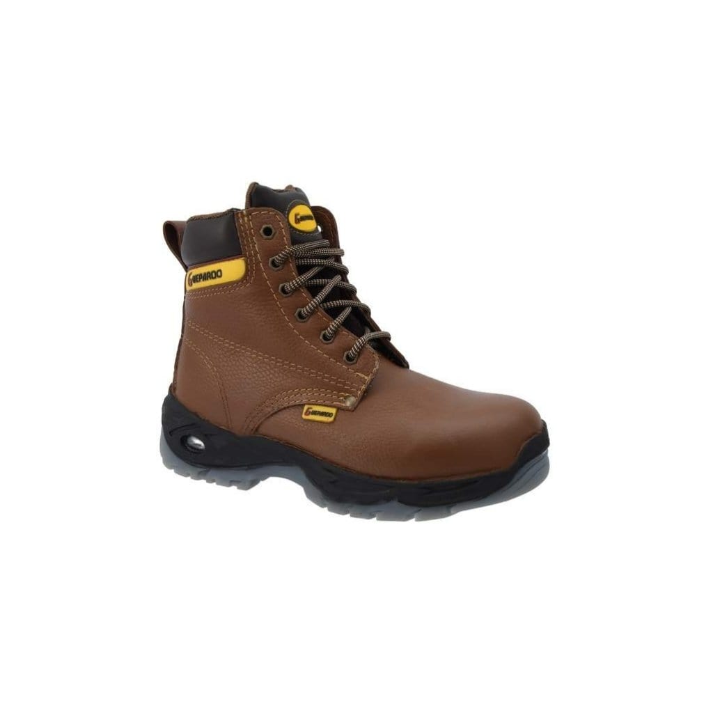 NDP-1944 Brown Guepardo Short Work Boots Polyurethane Sole