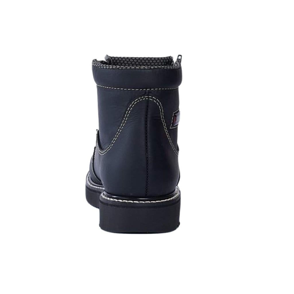 HM330 Black Short Boots Zipper