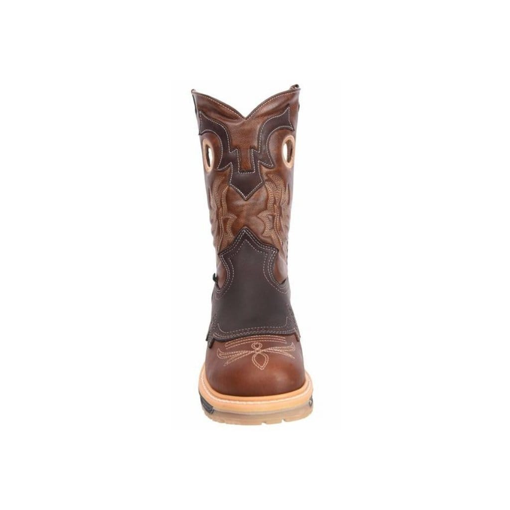 SB6035 Brown Silver Bull Rodeo Work (WIDE EE LAST-HALF NUMBER LESS RECOMMENDED)