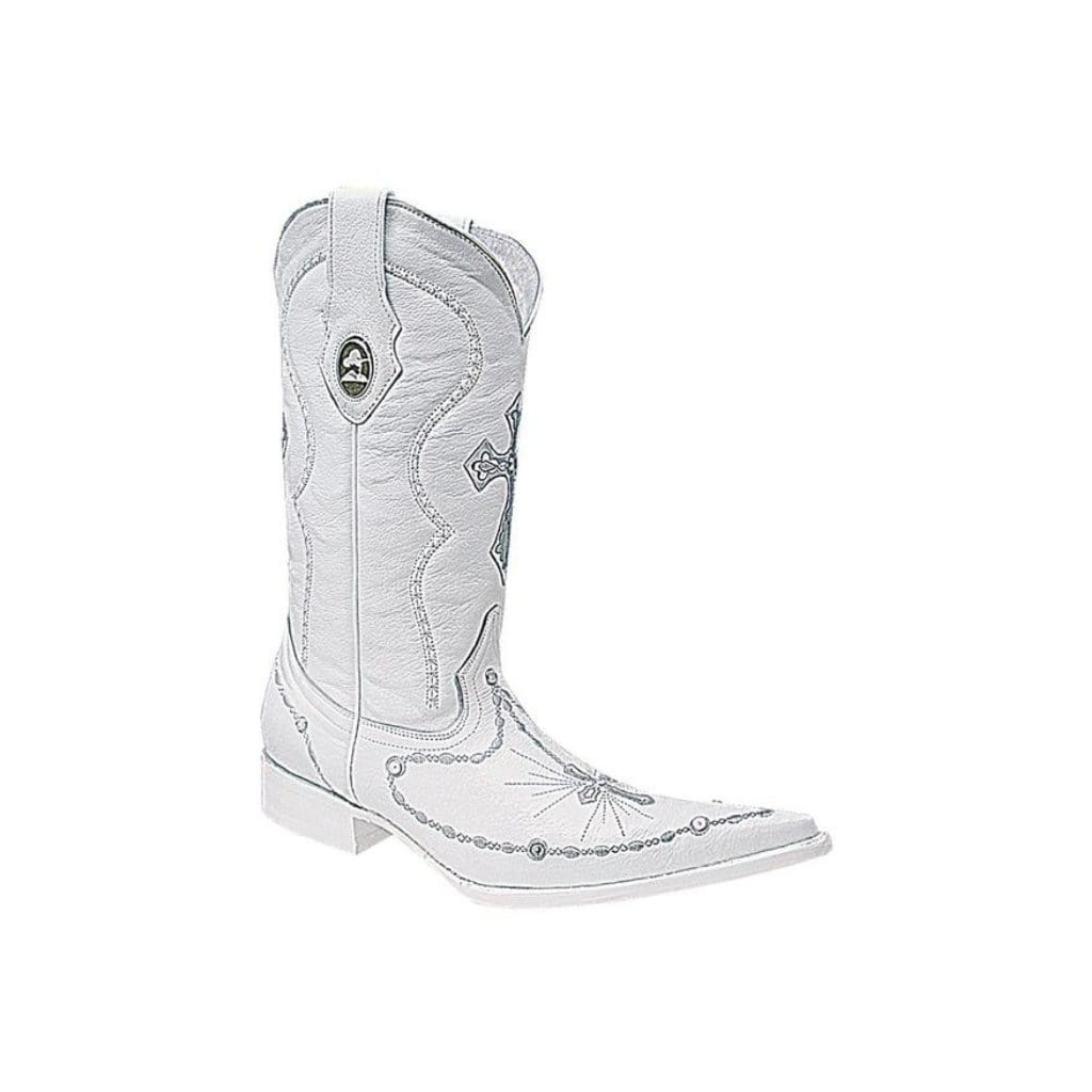 JB668 Rosario Western Boot with White Diamonds