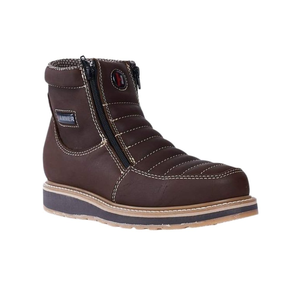 HM339 Short Boots Zipper, Double Density Brown