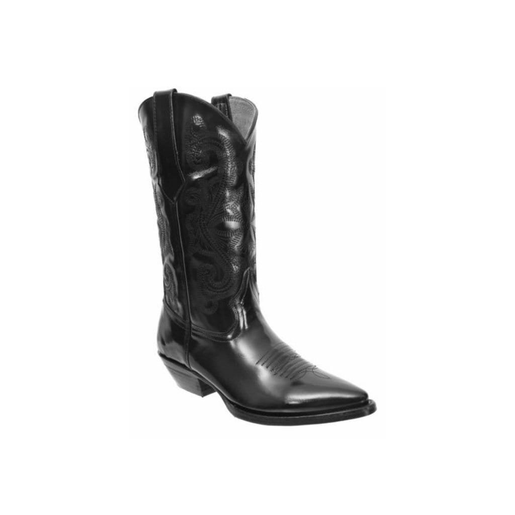 900C Black J Toe Leather Camaleon Print