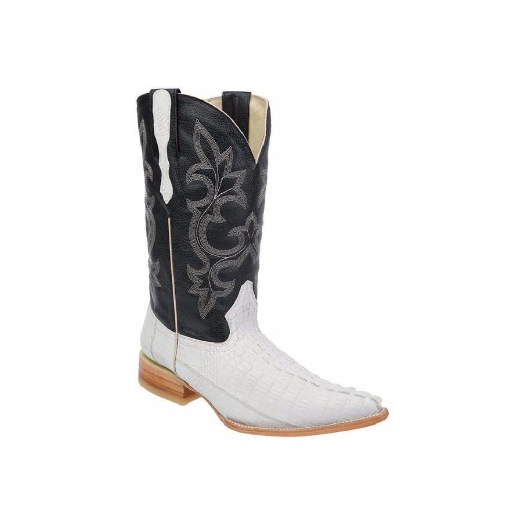 BD04 Black Diamond Caiman Clone Bone Western Boot