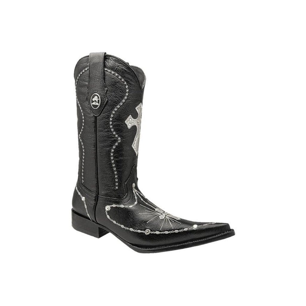 JB668 Rosario Western Boots with Black Diamonds