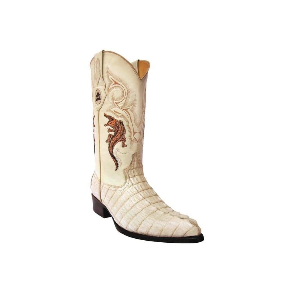 JB906 J Toe Caiman Original Boot Bone