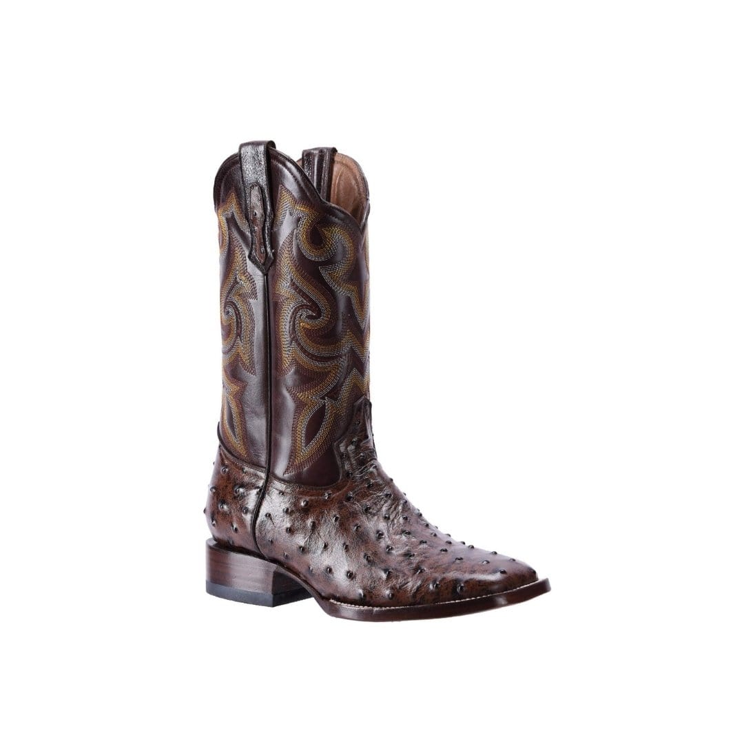 BD701 Rodeo Boot Ostrich Clone Brown