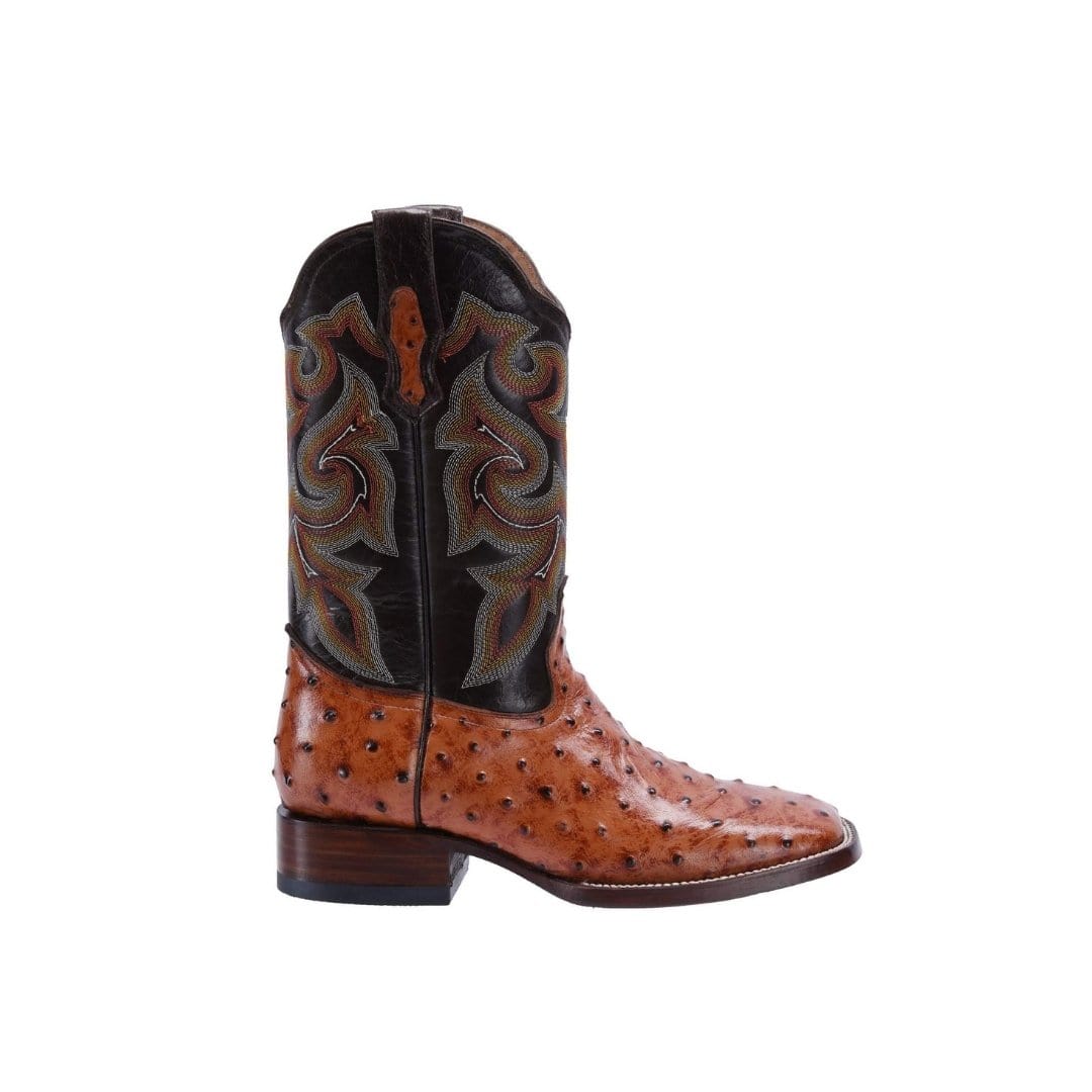 BD701 Rodeo Boot Ostrich Clone Chedron