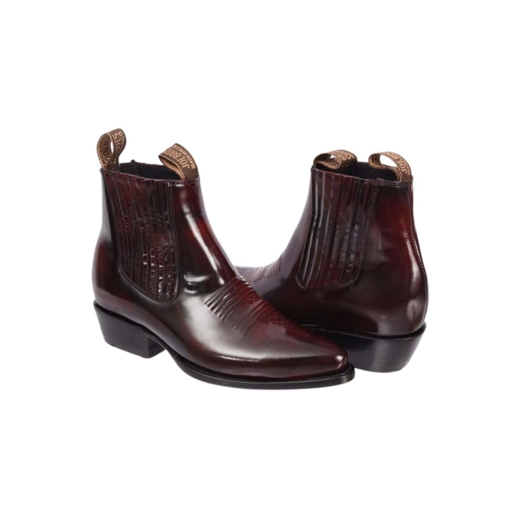JB100C Camaleon Wine J Toe Cowboy Boot