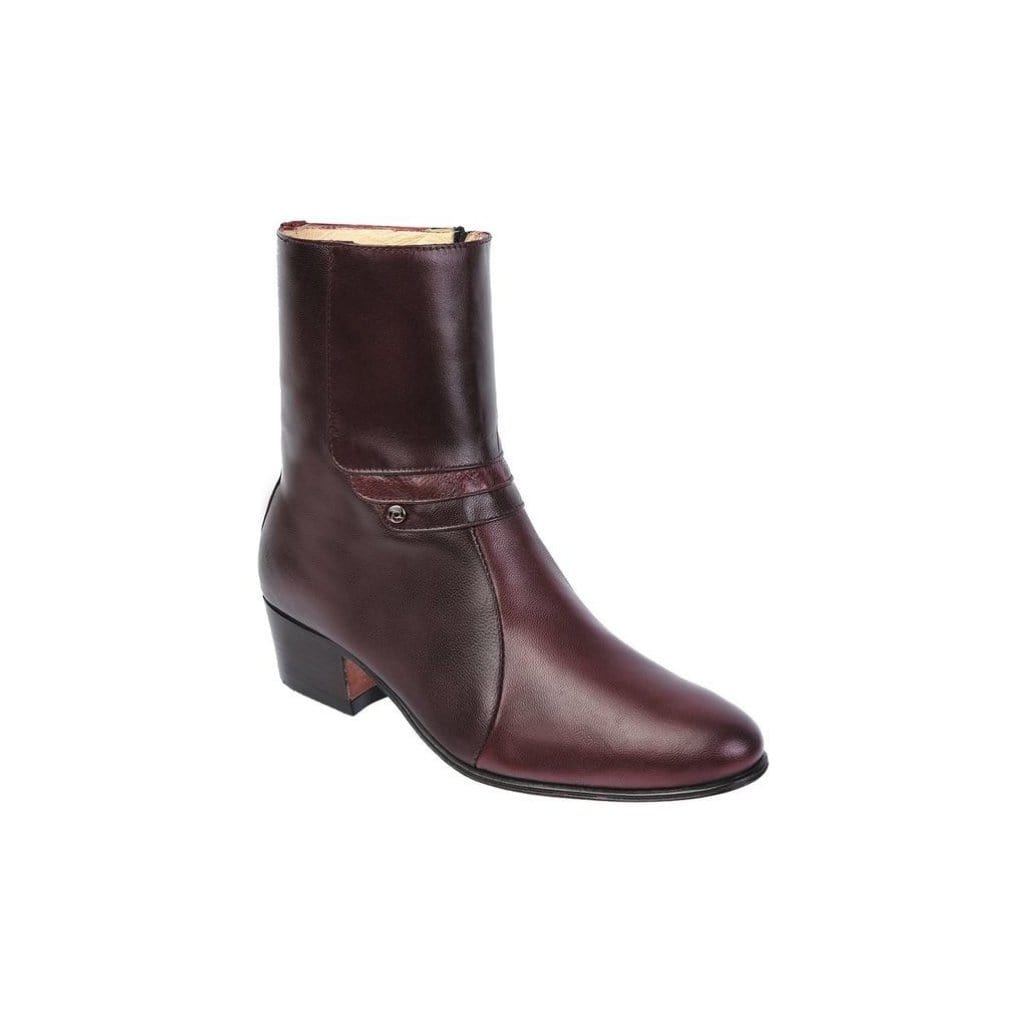 VS722 Bootie with Zipper Wine