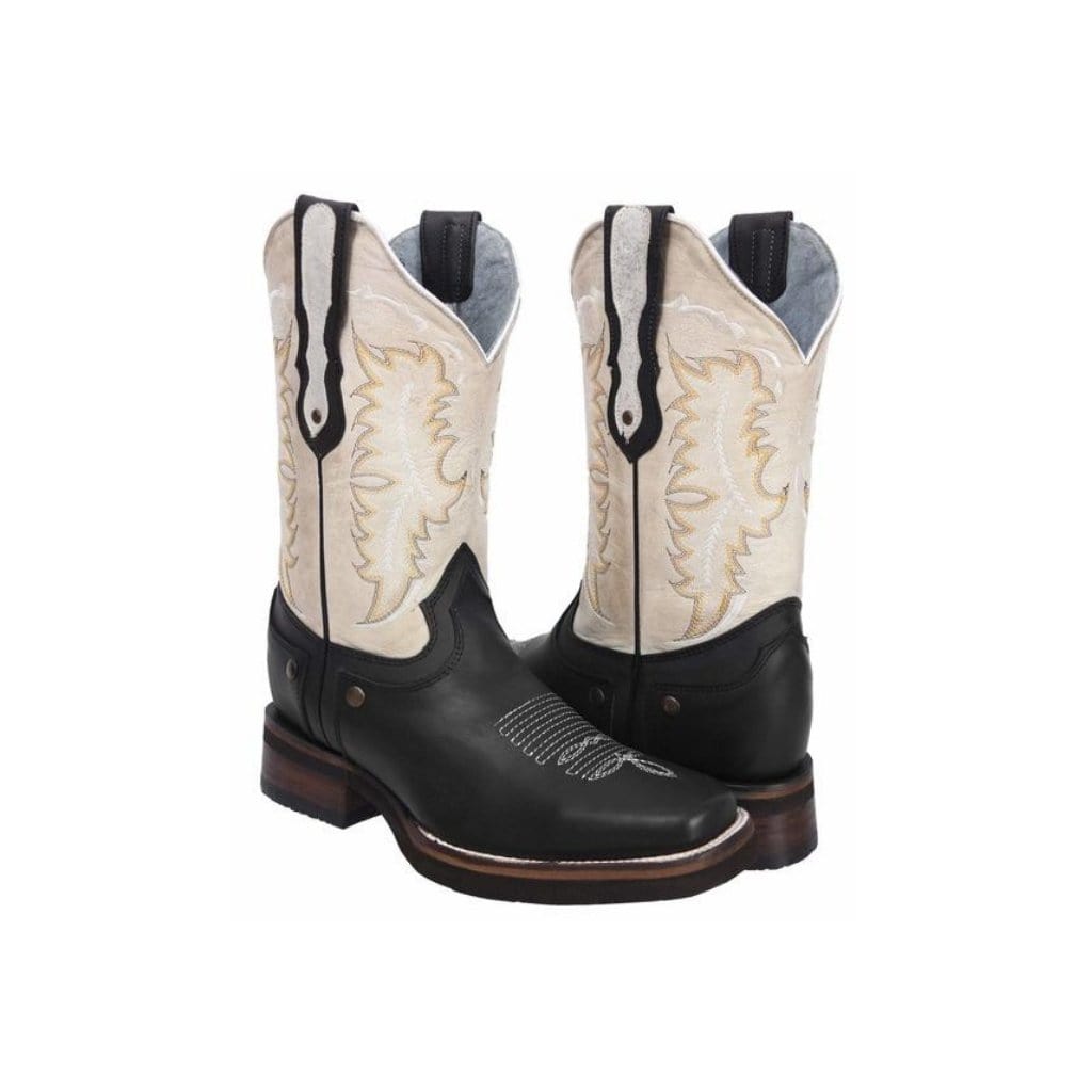 SG512 Rodeo Boot Black Rubber Sole (WIDE EE LAST-MEDIUM NUMBER LESS RECOMMENDED)