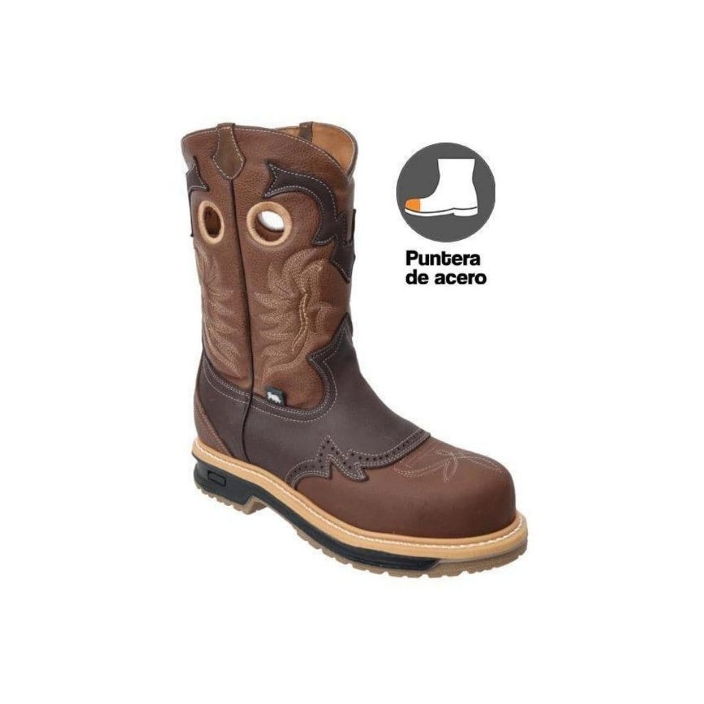 SB1035 Men Steel Toe Brown (WIDE EE LAST - HALF NUMBER LESS RECOMMENDED)