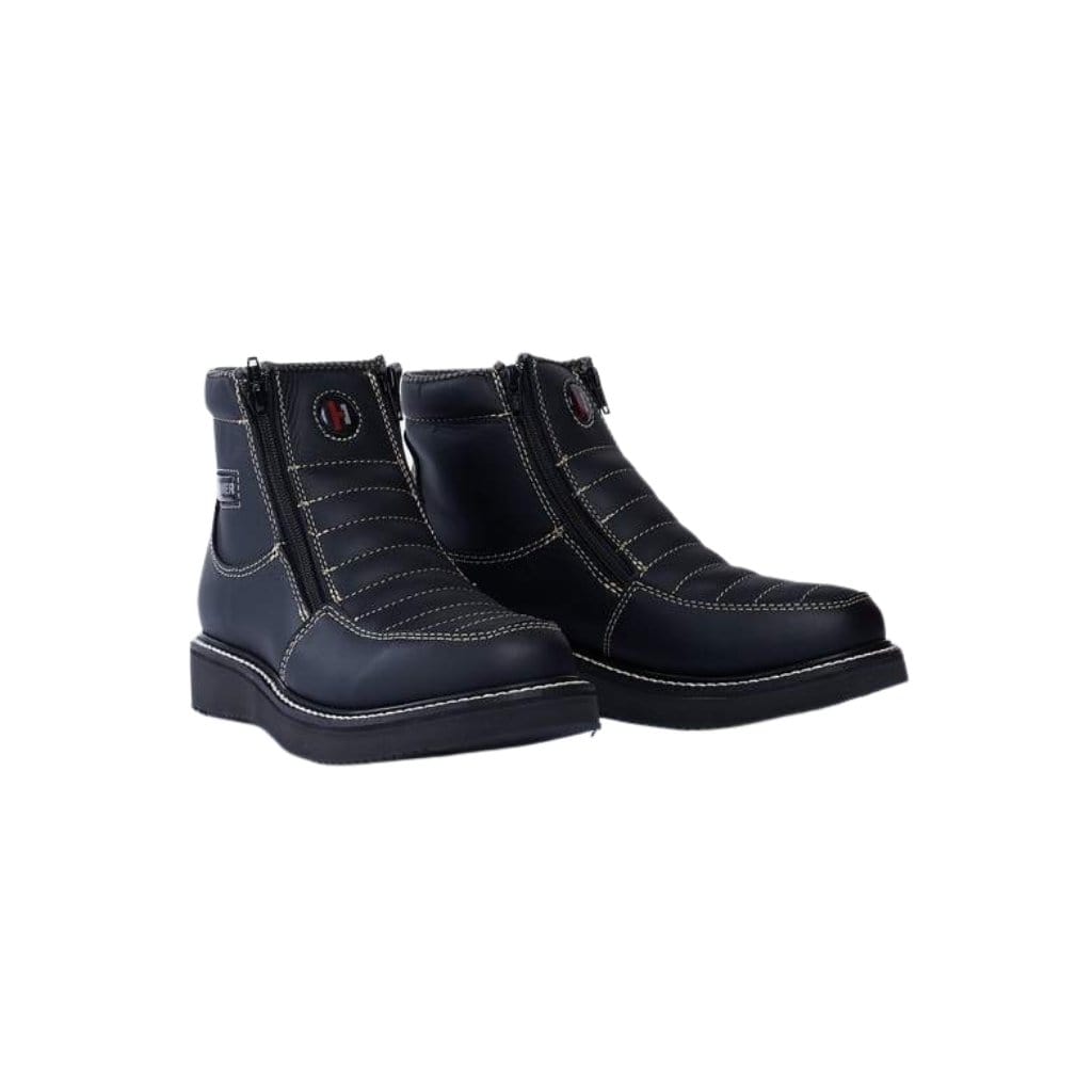 HM330 Black Short Boots Zipper