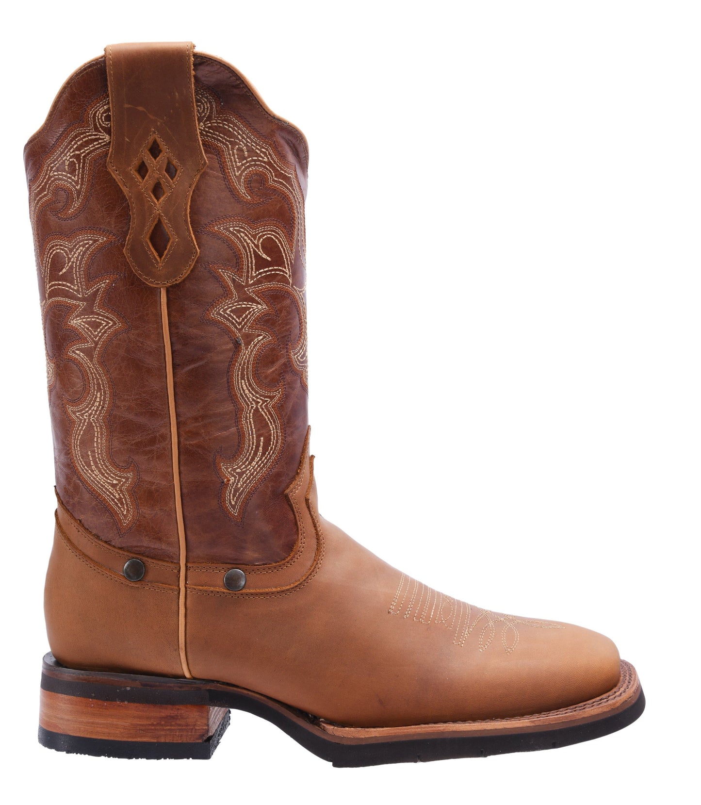 JB822 Rodeo Boot Tan Rubber Sole