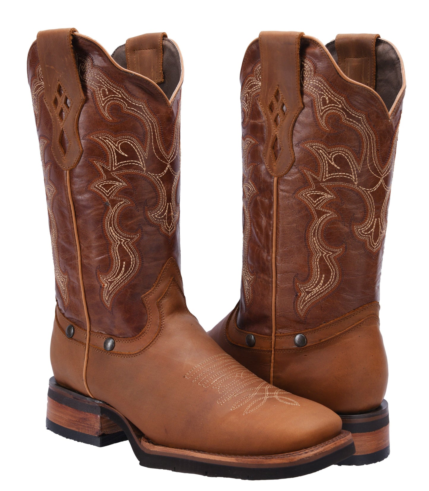 JB822 Rodeo Boot Tan Rubber Sole