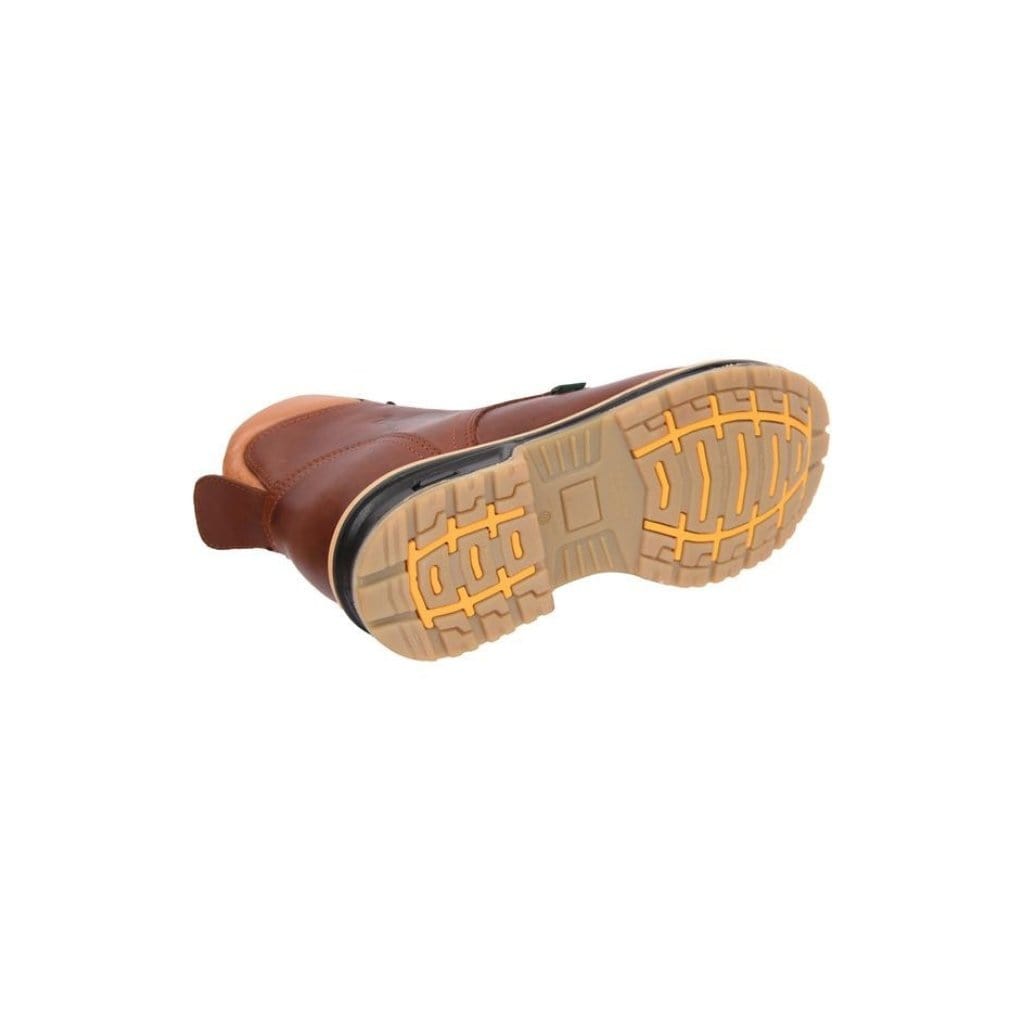 SB664 Lace Up Short Boot Chedron (WIDE EE LAST-HALF NUMBER LESS RECOMMENDED)