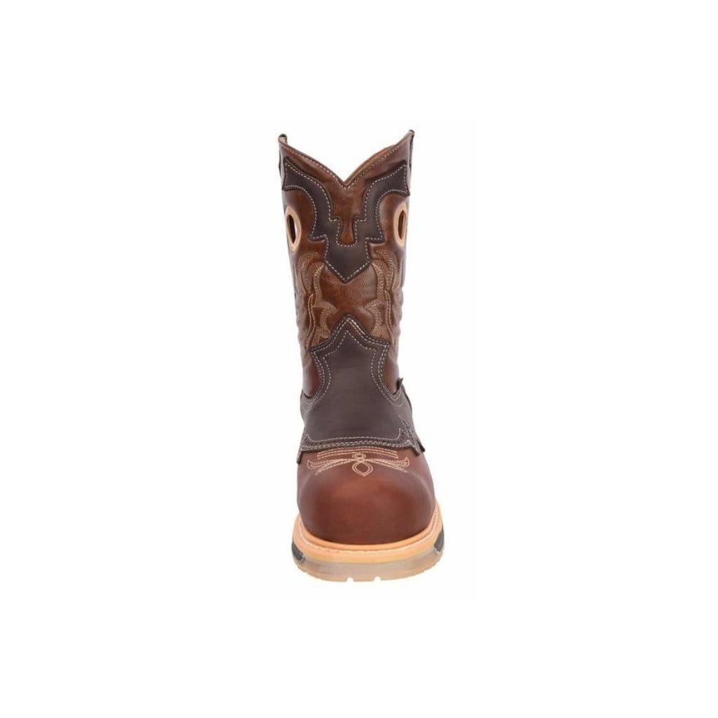 SB1035 Men Steel Toe Brown (WIDE EE LAST - HALF NUMBER LESS RECOMMENDED)