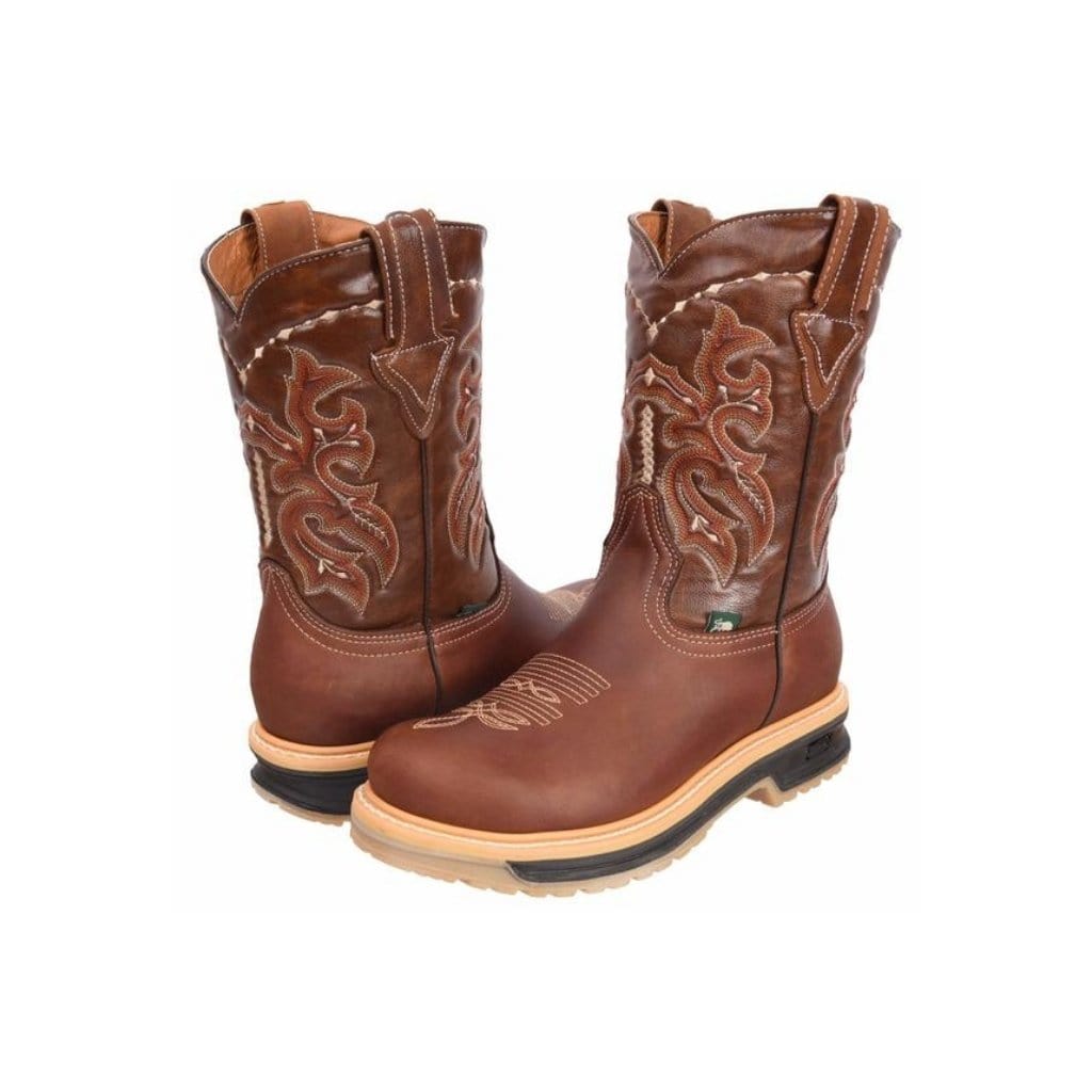 SB6010 Cobre Silver Bull Rodeo Work Boot (WIDE EE LAST-HALF NUMBER LESS RECOMMENDED)