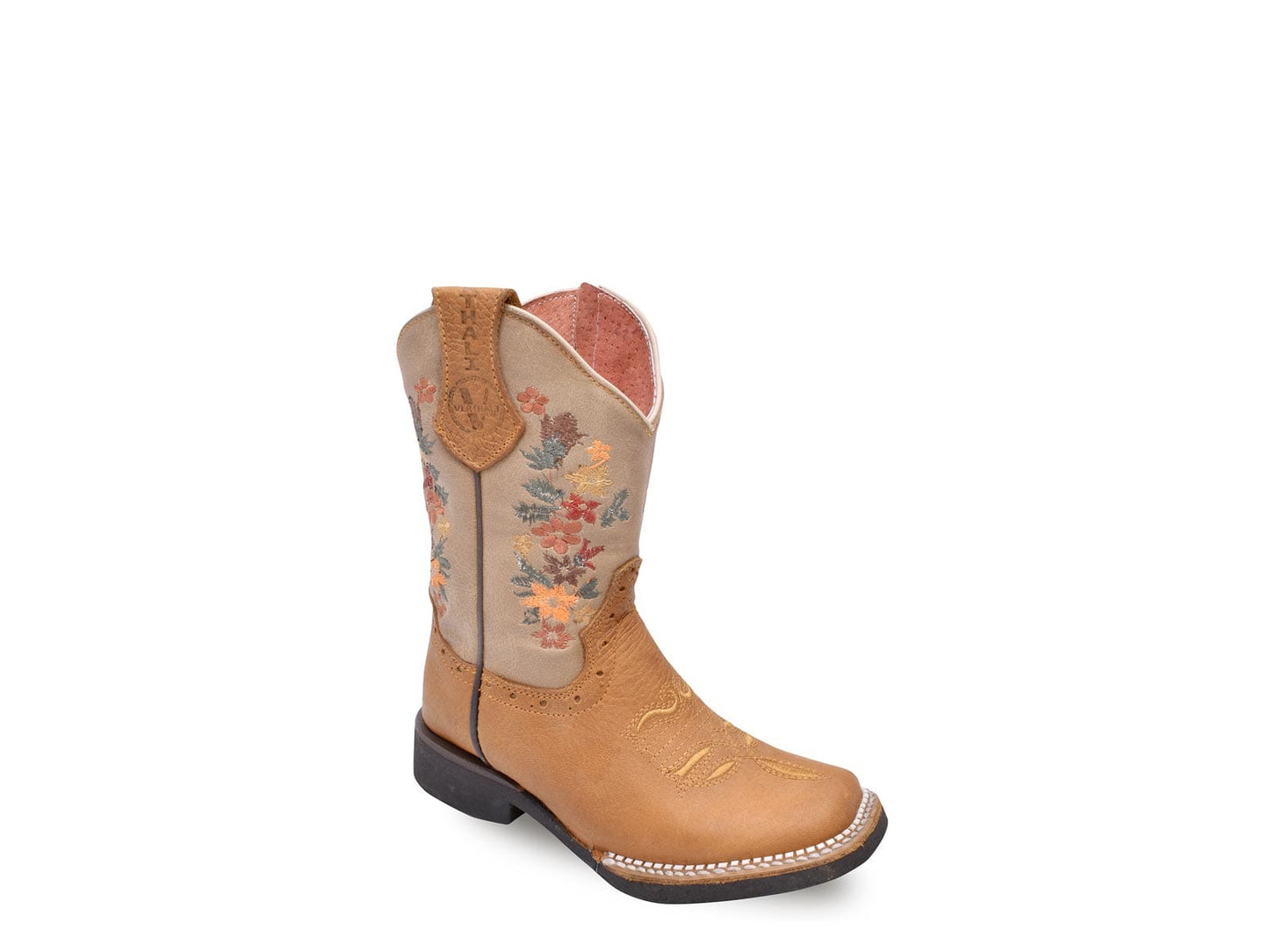 VE39 Tan Rodeo Boot Verthali for kids