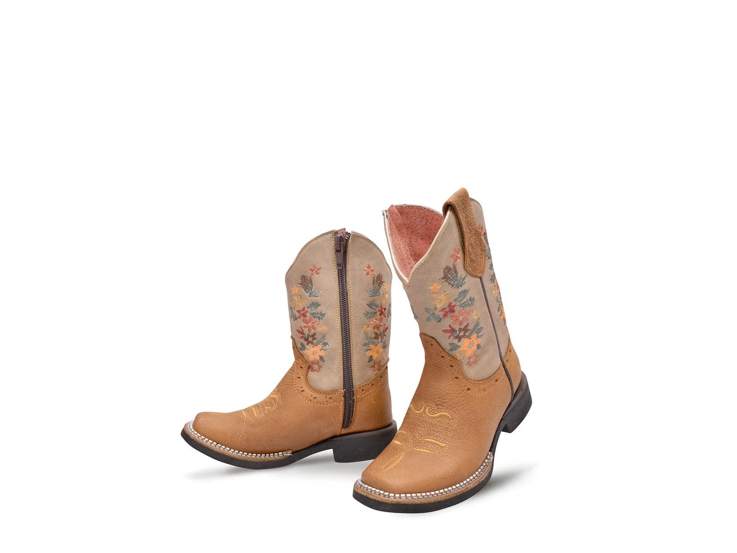 VE39 Tan Rodeo Boot Verthali for kids