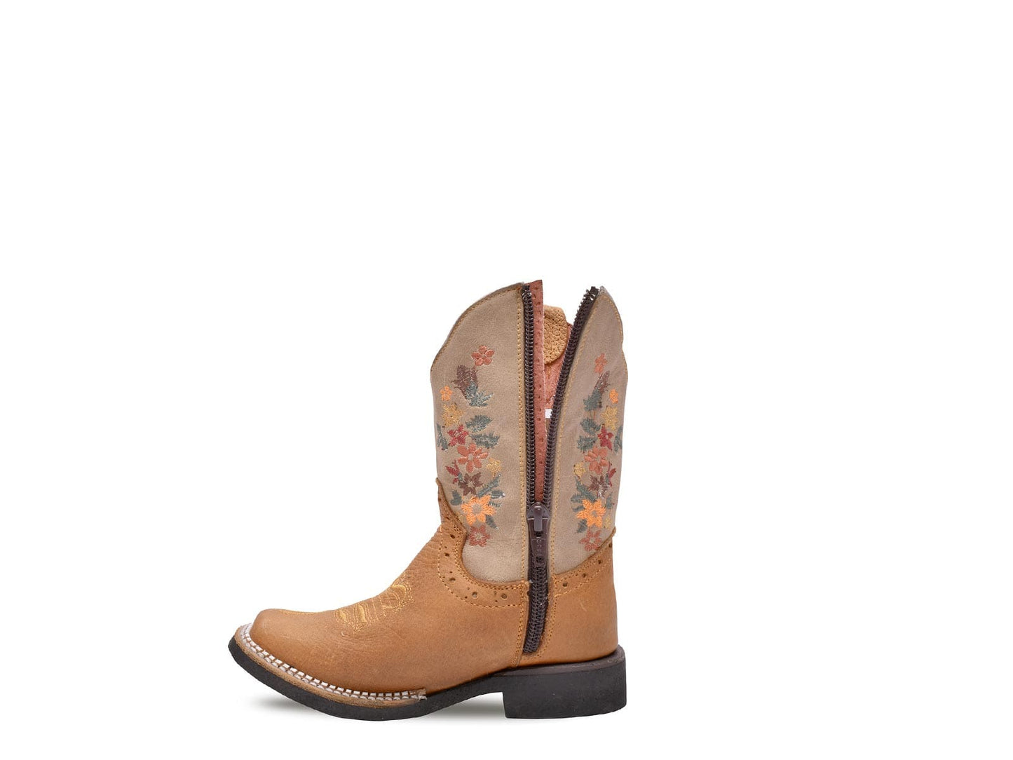 VE39 Tan Rodeo Boot Verthali for kids