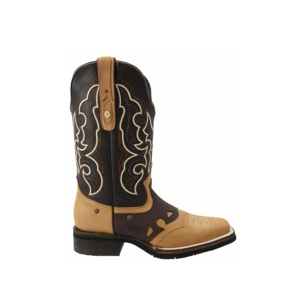 SG516 Rodeo Boot with Dark Honey / Choco Mask (WIDE EE LAST-HALF NUMBER LESS RECOMMENDED)