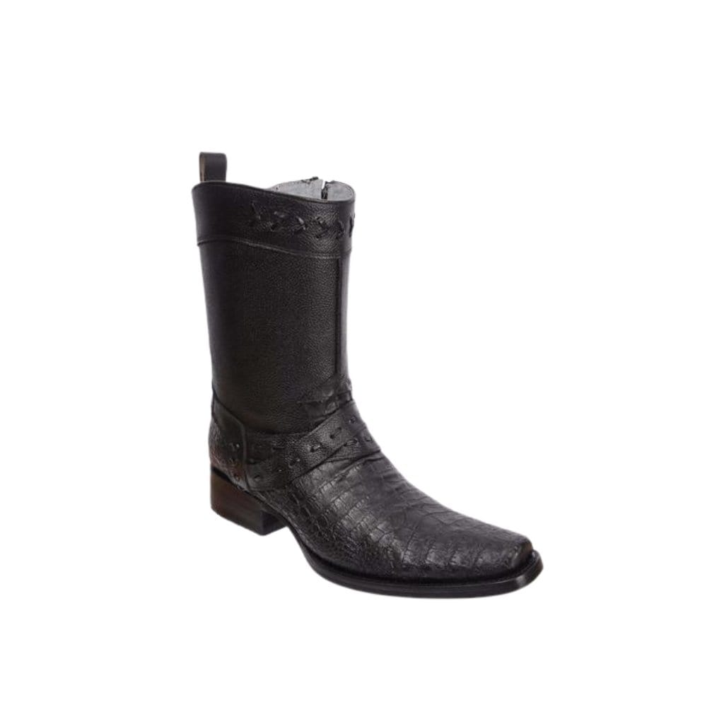 405 Caiman Casual Black Clone Boot (WIDE EE LAST-HALF NUMBER LESS IS RECOMMENDED)