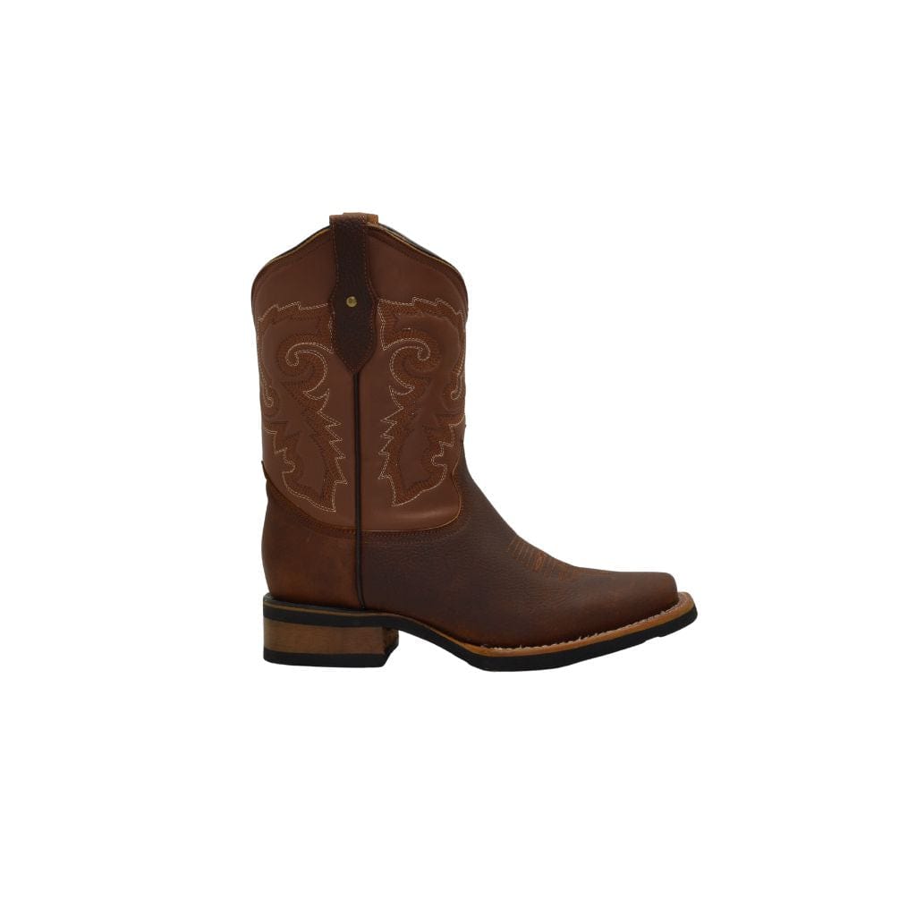 VE517 Oryx Rodeo Square Toe Boot Rubber Sole