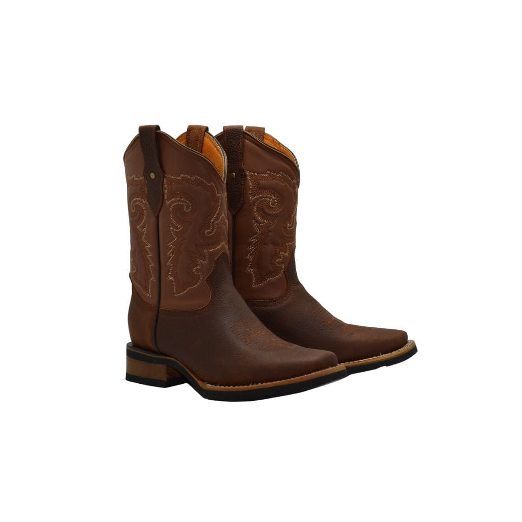 VE517 Oryx Rodeo Square Toe Boot Rubber Sole