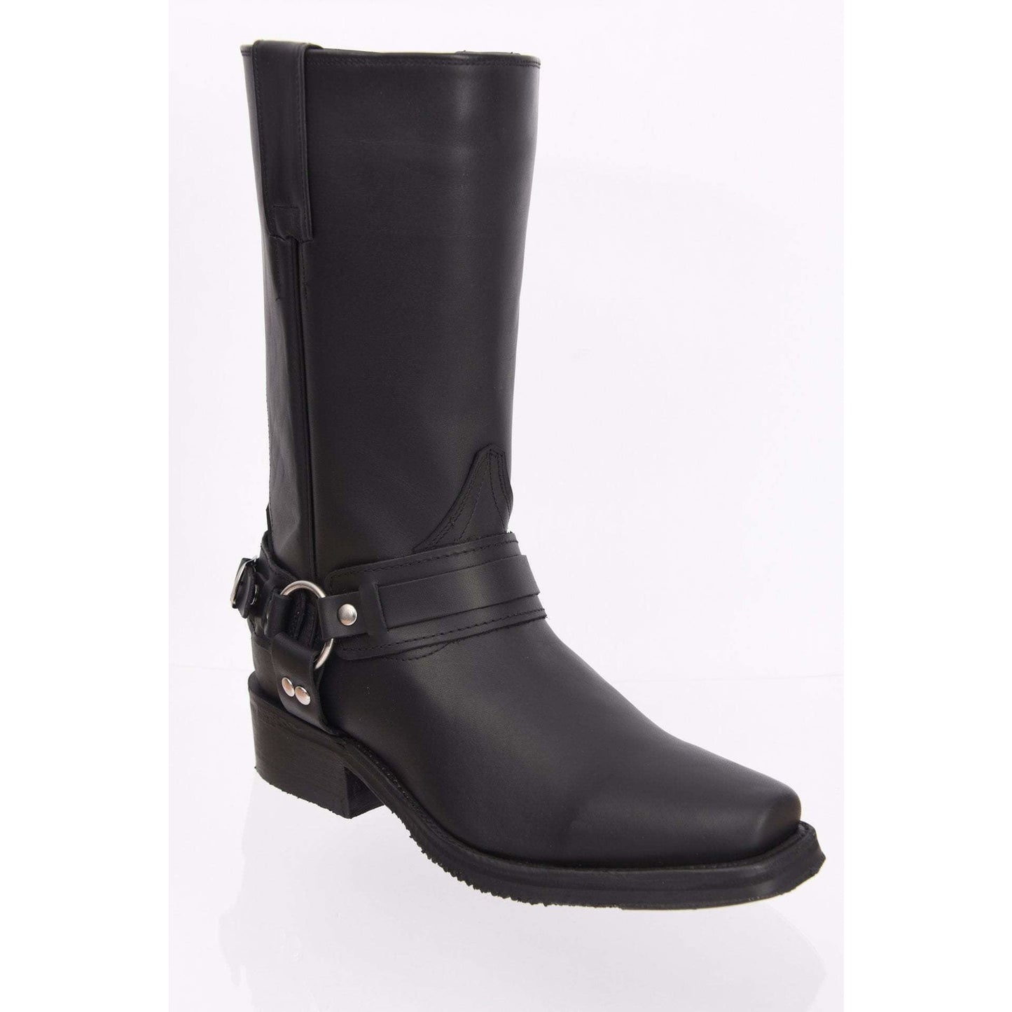 JB401 Black Double Sole Motorcycle Boot