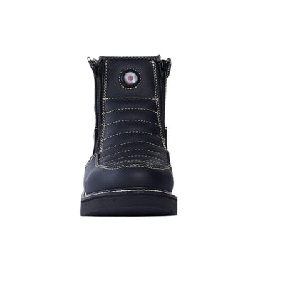HM330 Black Short Boots Zipper