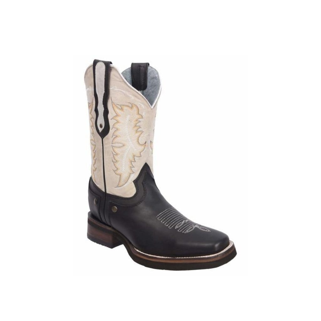 SG512 Rodeo Boot Black Rubber Sole (WIDE EE LAST-MEDIUM NUMBER LESS RECOMMENDED)