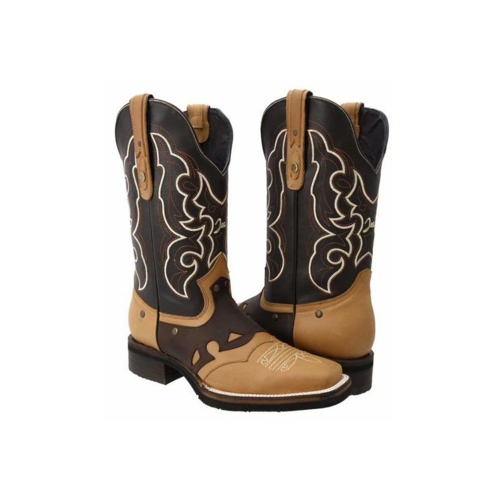 SG516  Rodeo Boot with Dark Honey / Choco Mask (WIDE EE LAST-HALF NUMBER LESS RECOMMENDED)