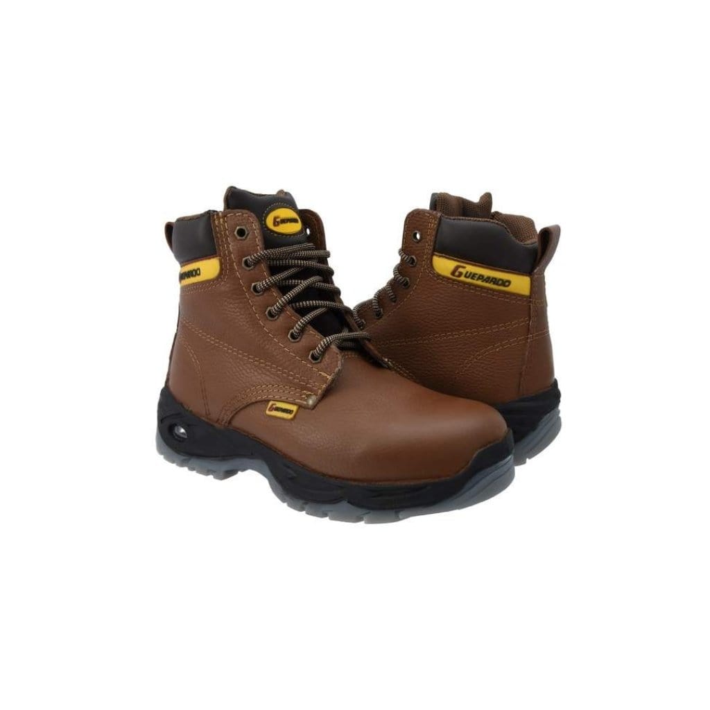 NDP-1944 Brown Guepardo Short Work Boots Polyurethane Sole