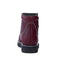 HM330 Wine Short Boots Zipper