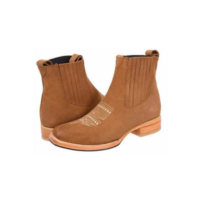 JB723 Short Boot Nobuck Gold / WIDE EE LAST-ONE NUMBER LESS RECOMMENDED