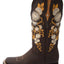 JB15-01 Tabaco/Yellow Flower Boots
