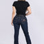 Women Dark Blue Classic Bootcut Premium Jeans