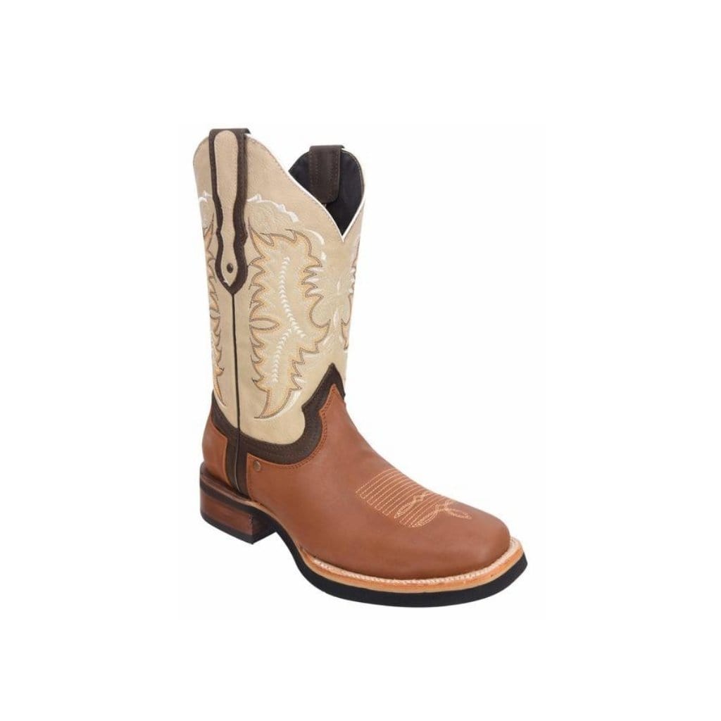 SG512 Rodeo Boot Honey Rubber Sole (WIDE EE LAST-HALF NUMBER LESS RECOMMENDED)